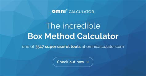 omni's box method calculator